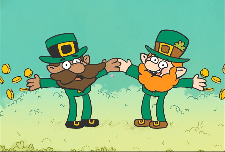 Dance break leprechaun dance