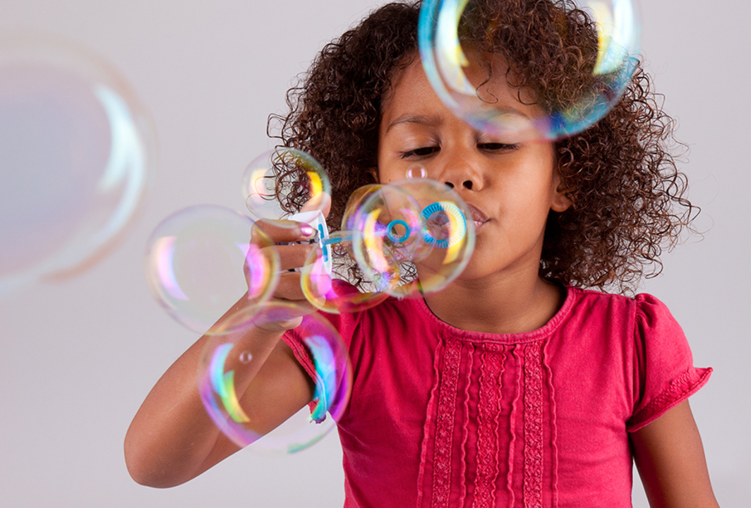 Blowing bubbles for science